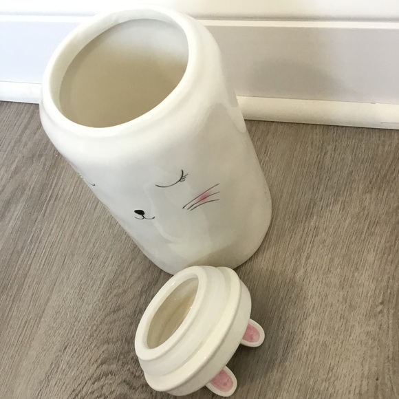 10 strawberry Other - Bunny Ceramic Canister By 10 Strawberry Street